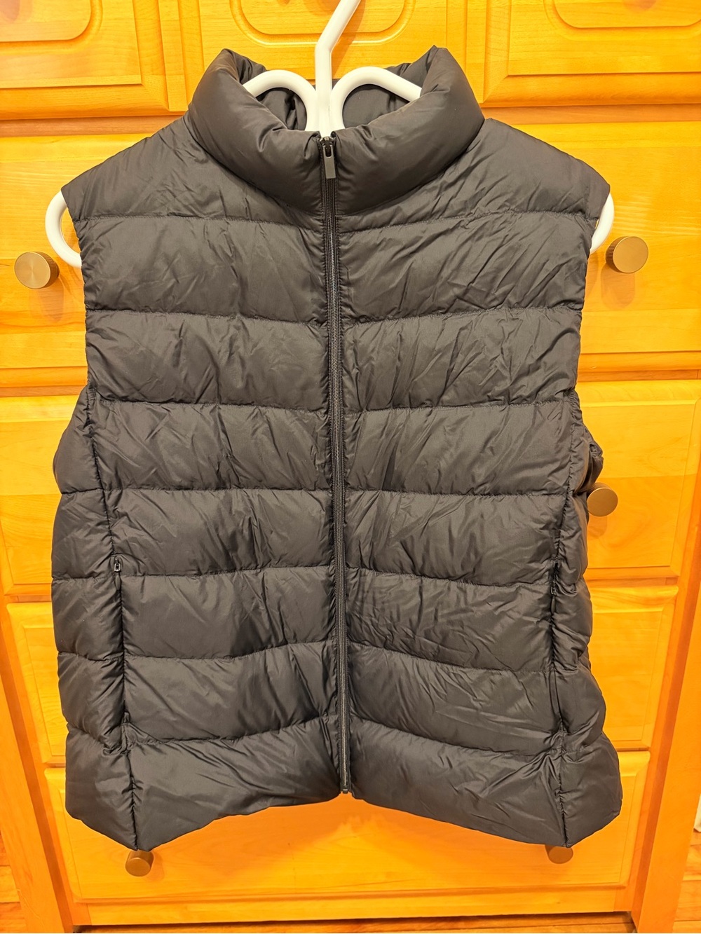 Uniqlo Women's Black Quilted Puffer Vest